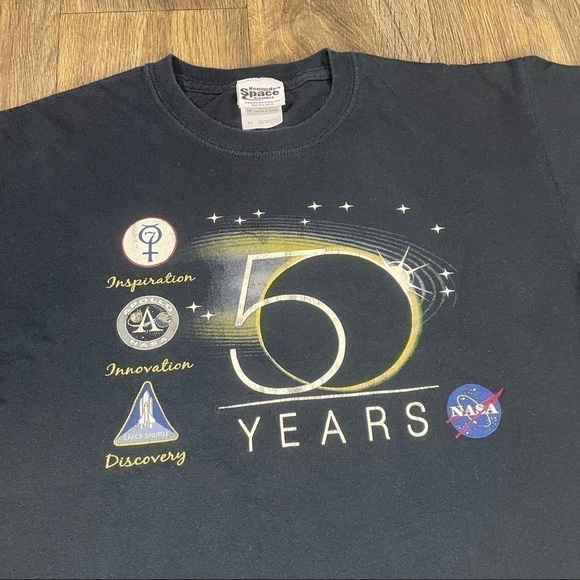 NASA Kennedy Space Center 50th Year Anniversary T-Shirt - Picture 3 of 7